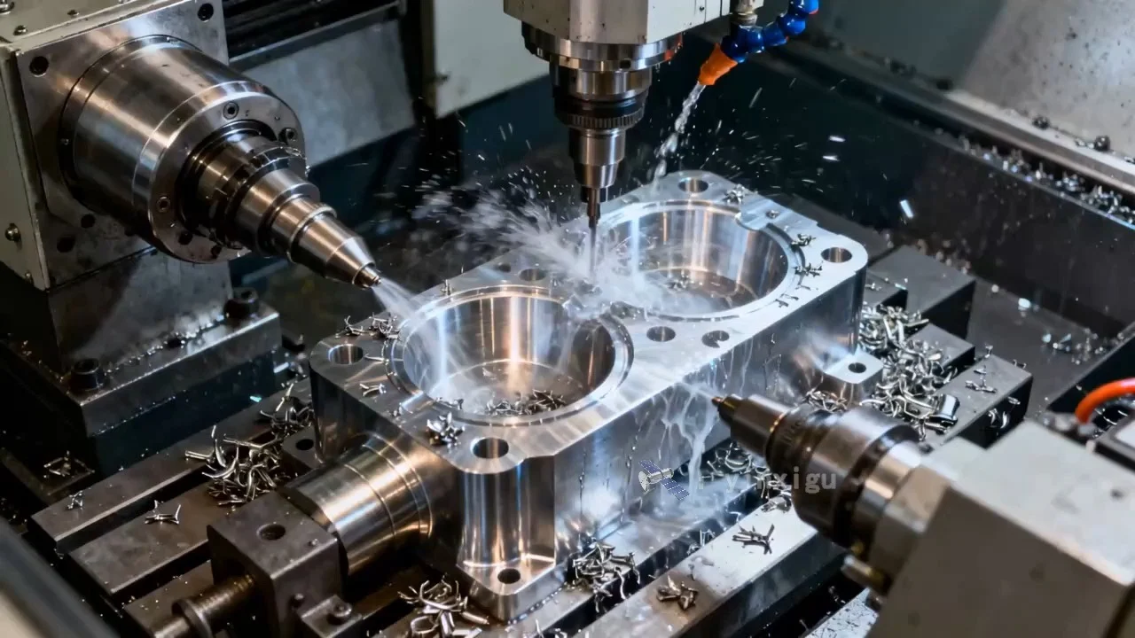 5-axis CNC machining of superalloy turbine blade fir-tree root and airfoil contour