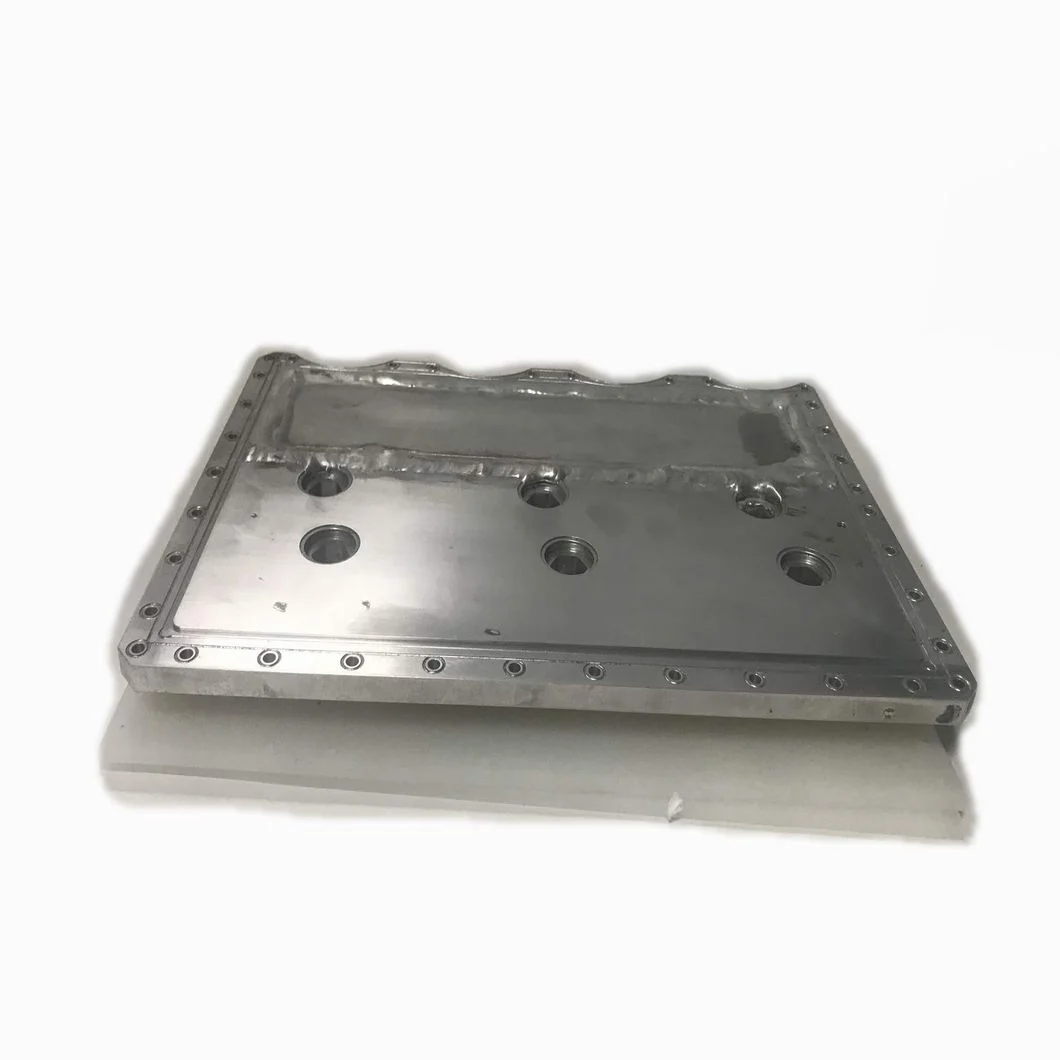 Aluminum oil cooler sandwich plates and steering cooling adapters by VastCasting
