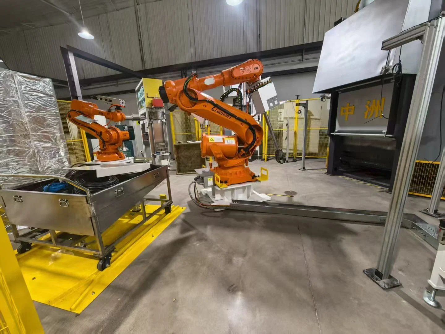 Automated wax pattern assembly room at VastCasting investment foundry
