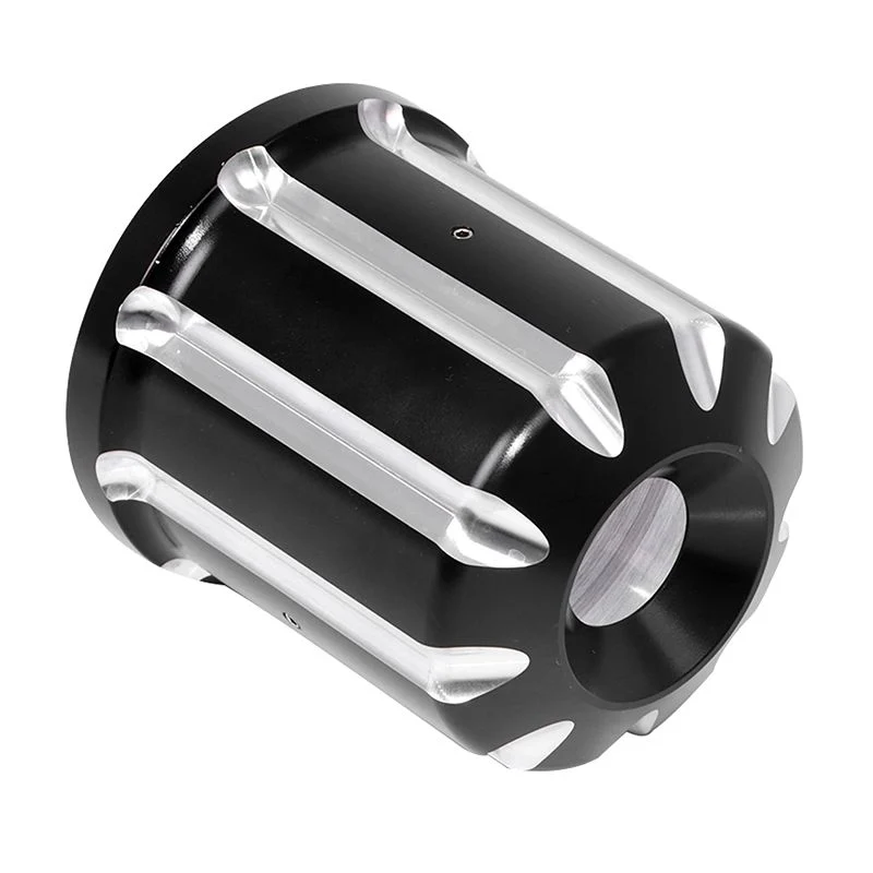 Direct billet CNC aluminum automotive tuning part milled from solid block
