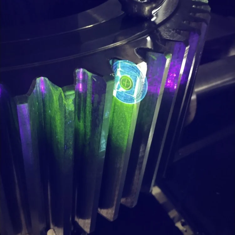Fluorescent penetrant inspection FPI and radiographic testing X-ray lab