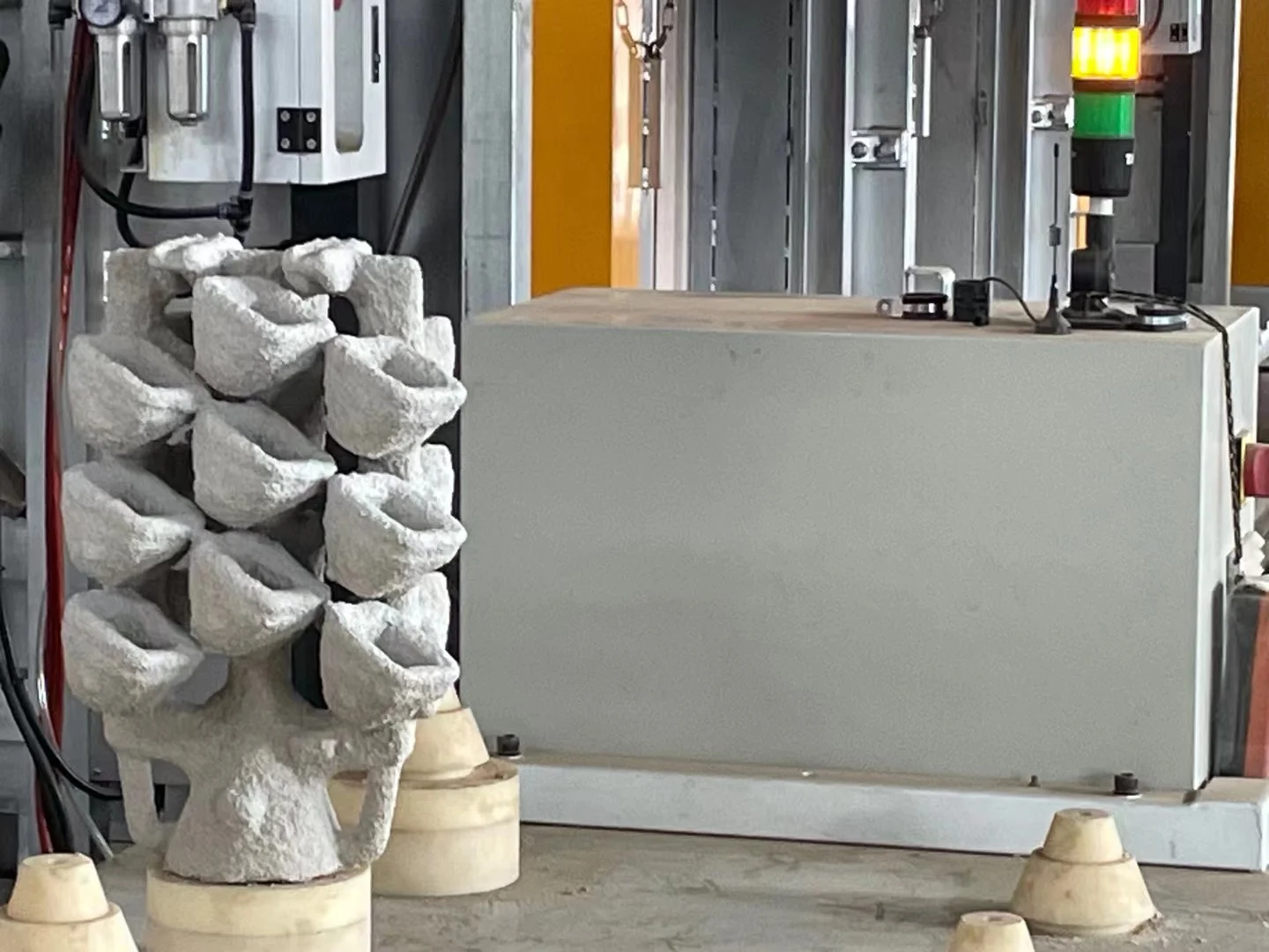 Precision casting surface finishing and shot blasting operations
