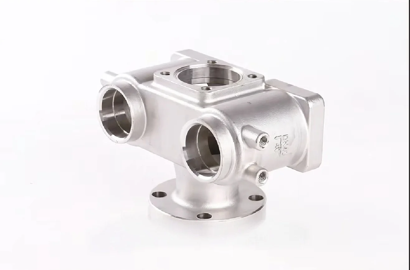 Precision control valve body casting with anti-cavitation profile