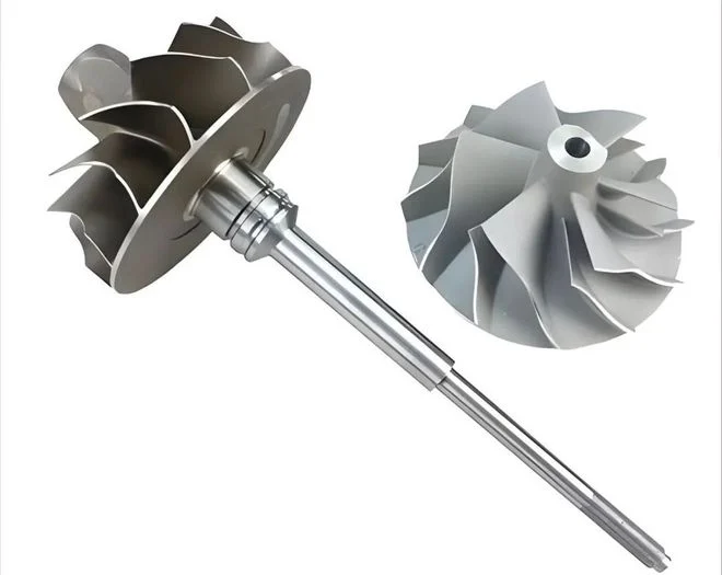 Precision investment cast moving blades for industrial gas turbine rotors