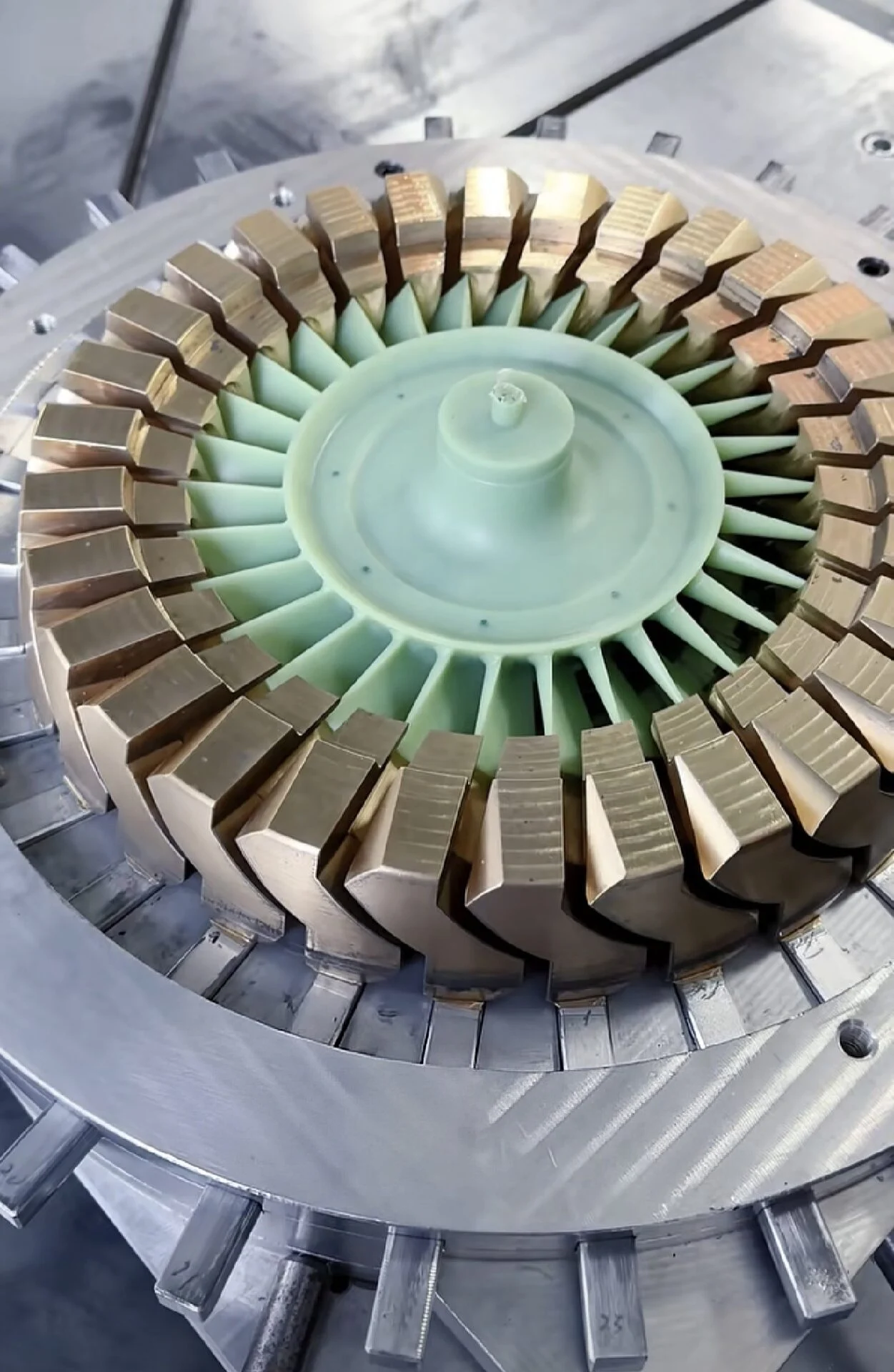 Precision investment cast turbine blades and nozzle guide vanes