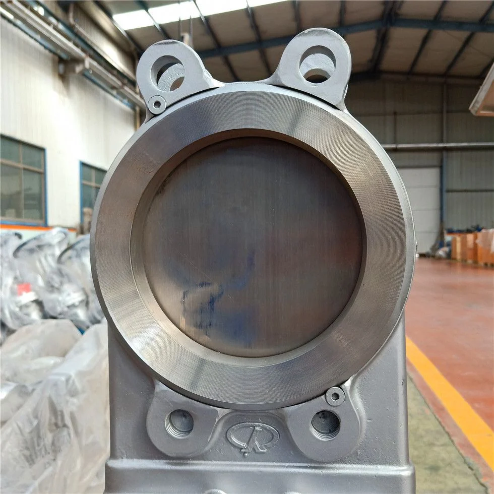Slurry-duty knife gate valve body precision casting