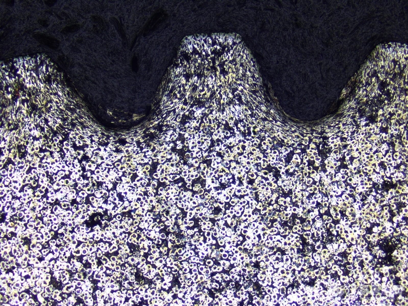 Spectroscopic PMI and metallographic grain analysis