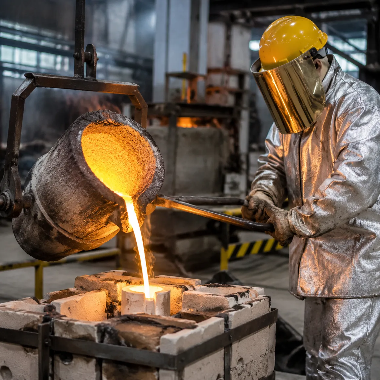Aluminium Investment Casting Process – Wax Pattern to Pour