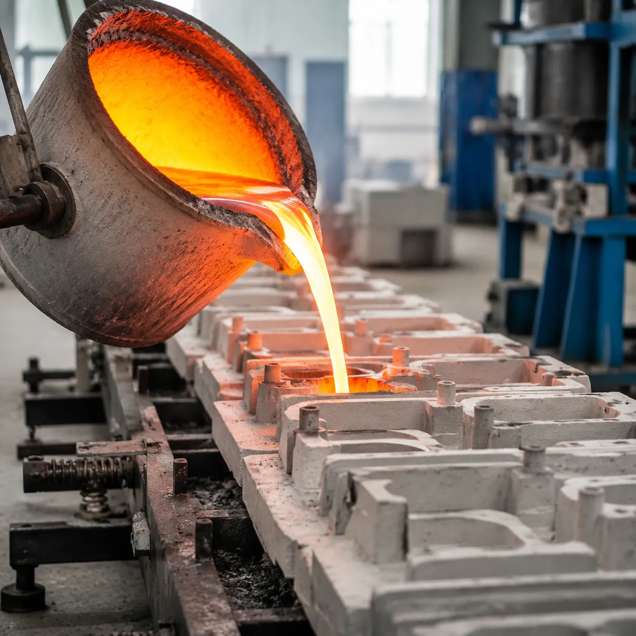 aluminium investment casting process alloys