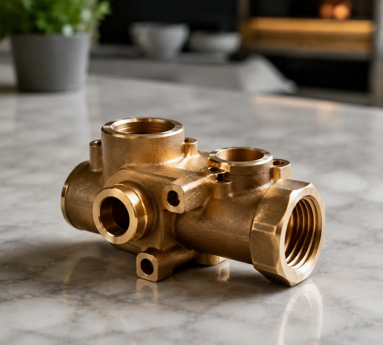 high precision bronze investment casting part