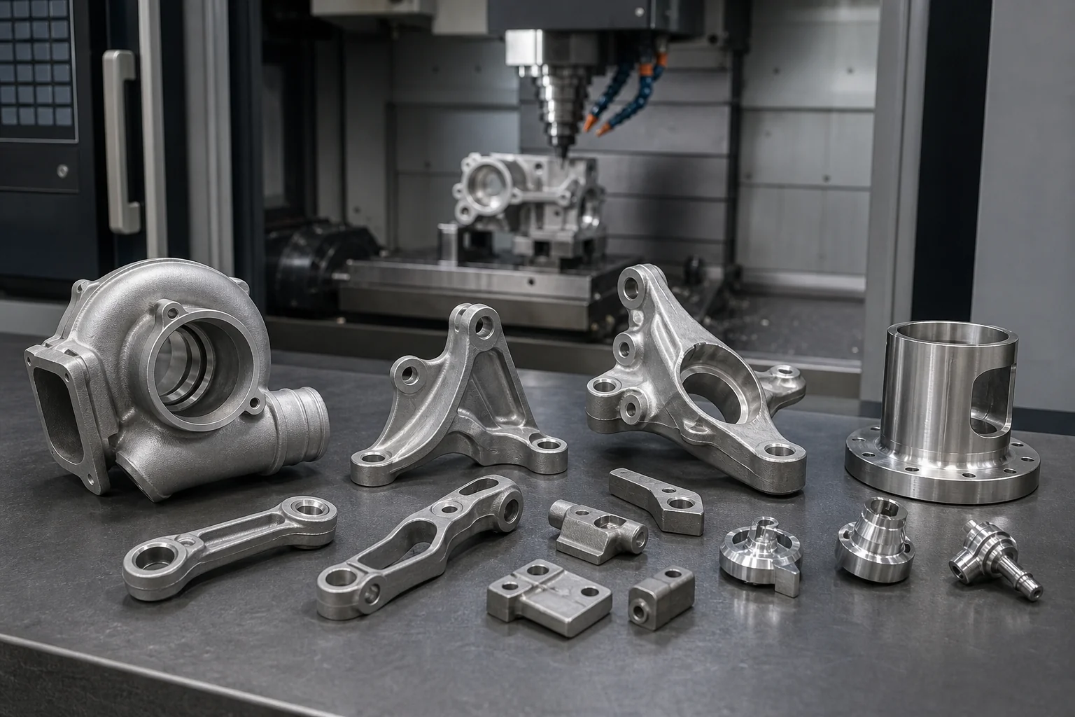 Investment casting and precision CNC machining for automotive aftermarket parts