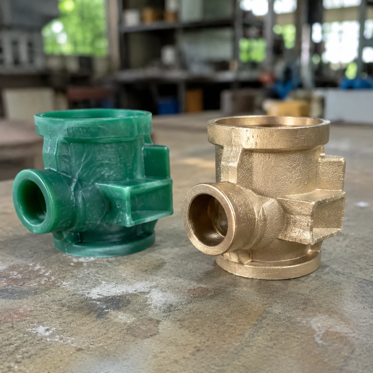lost wax brass casting comparison